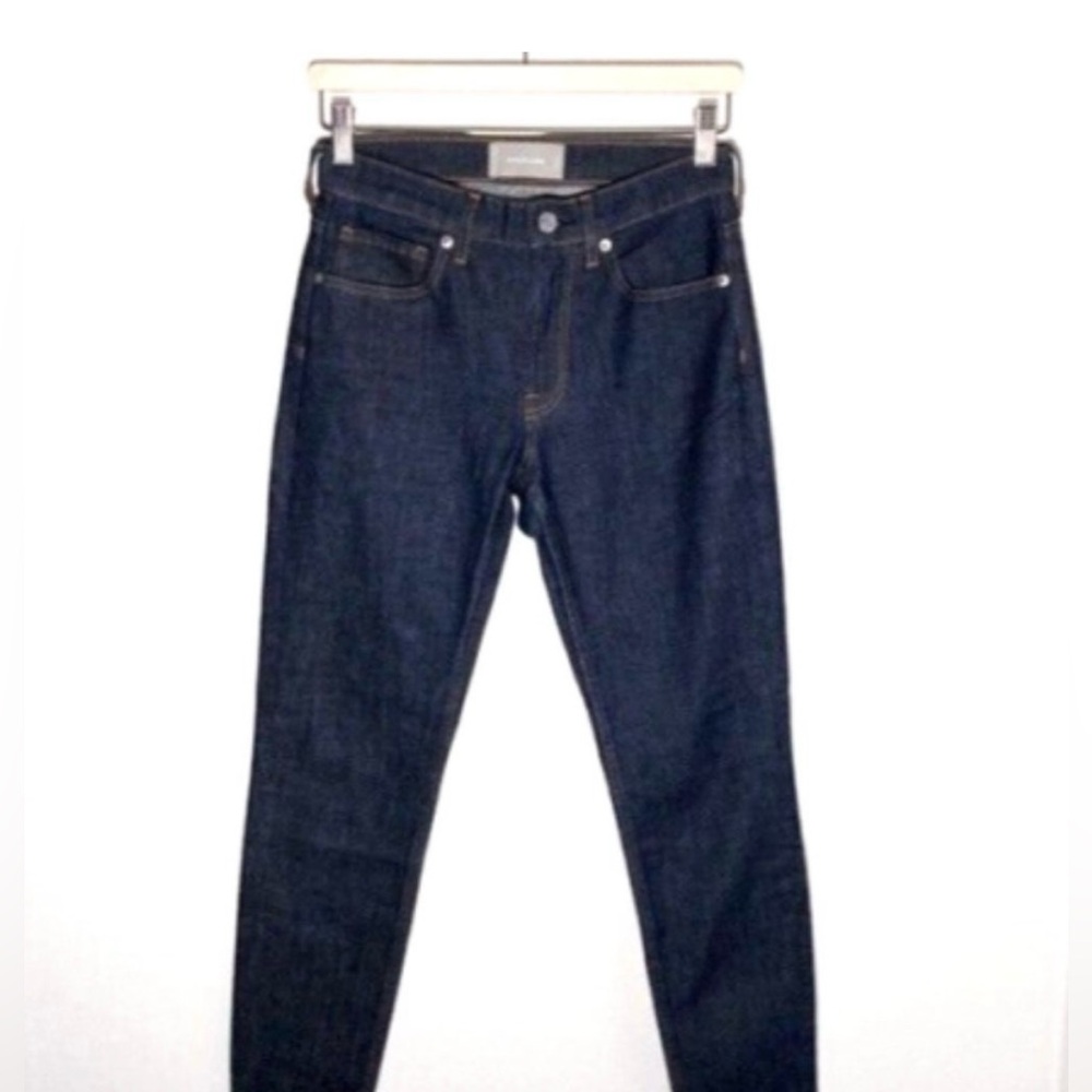 Everlane The Authentic High-Rise Skinny Ankle
Jeans Deep Indigo - Size 26